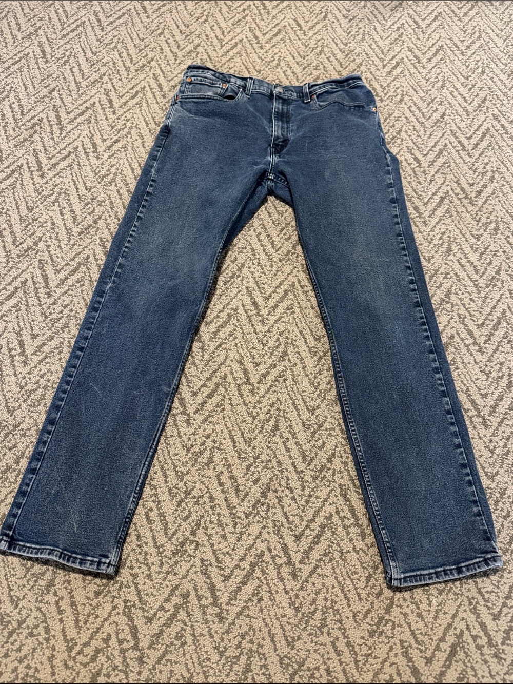 Levi's Men's Dark Blue Straight Jeans